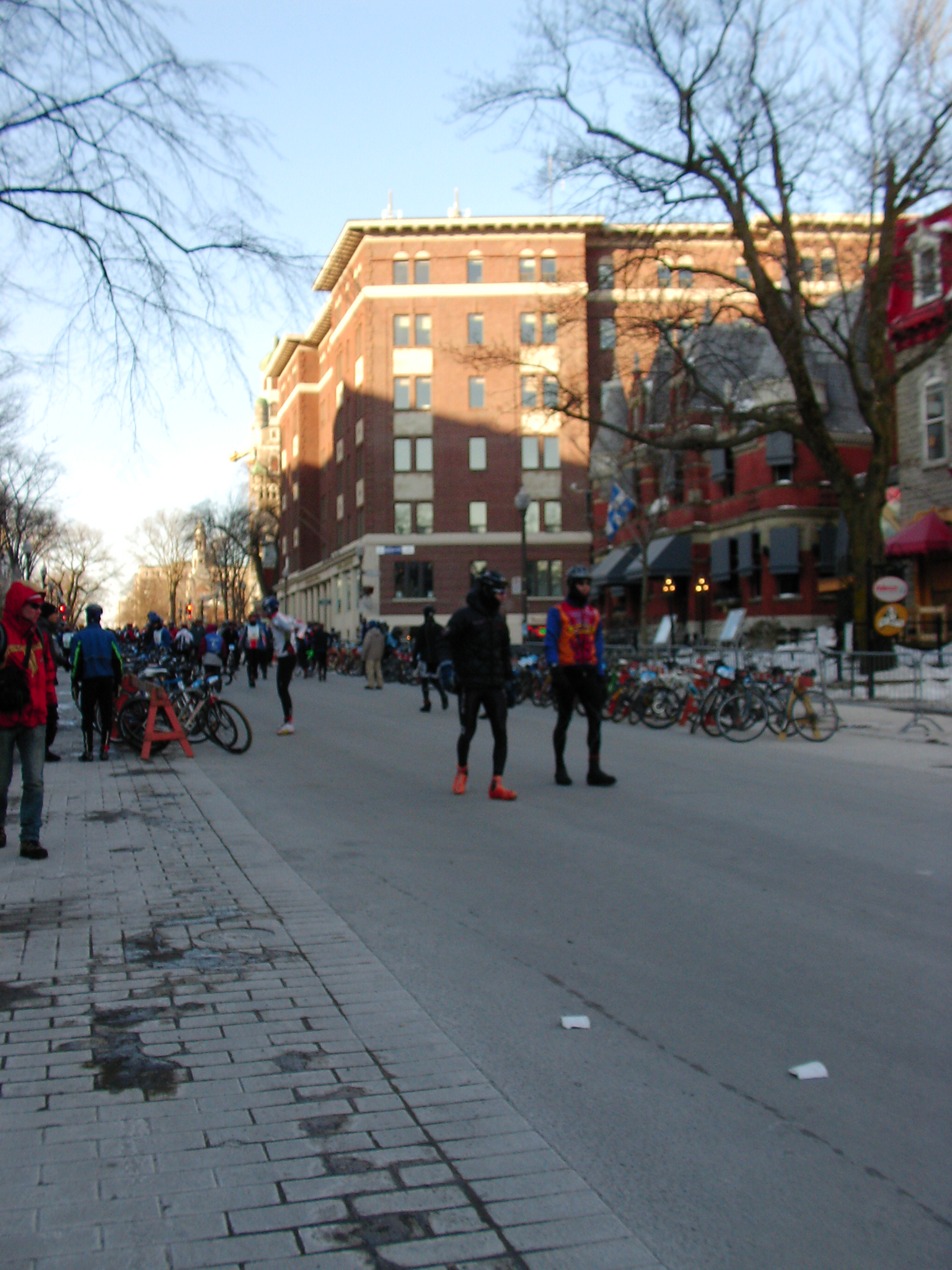 Pentathlon de Quebec start zone