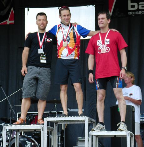 Michel Brazeau podium mont tremblant